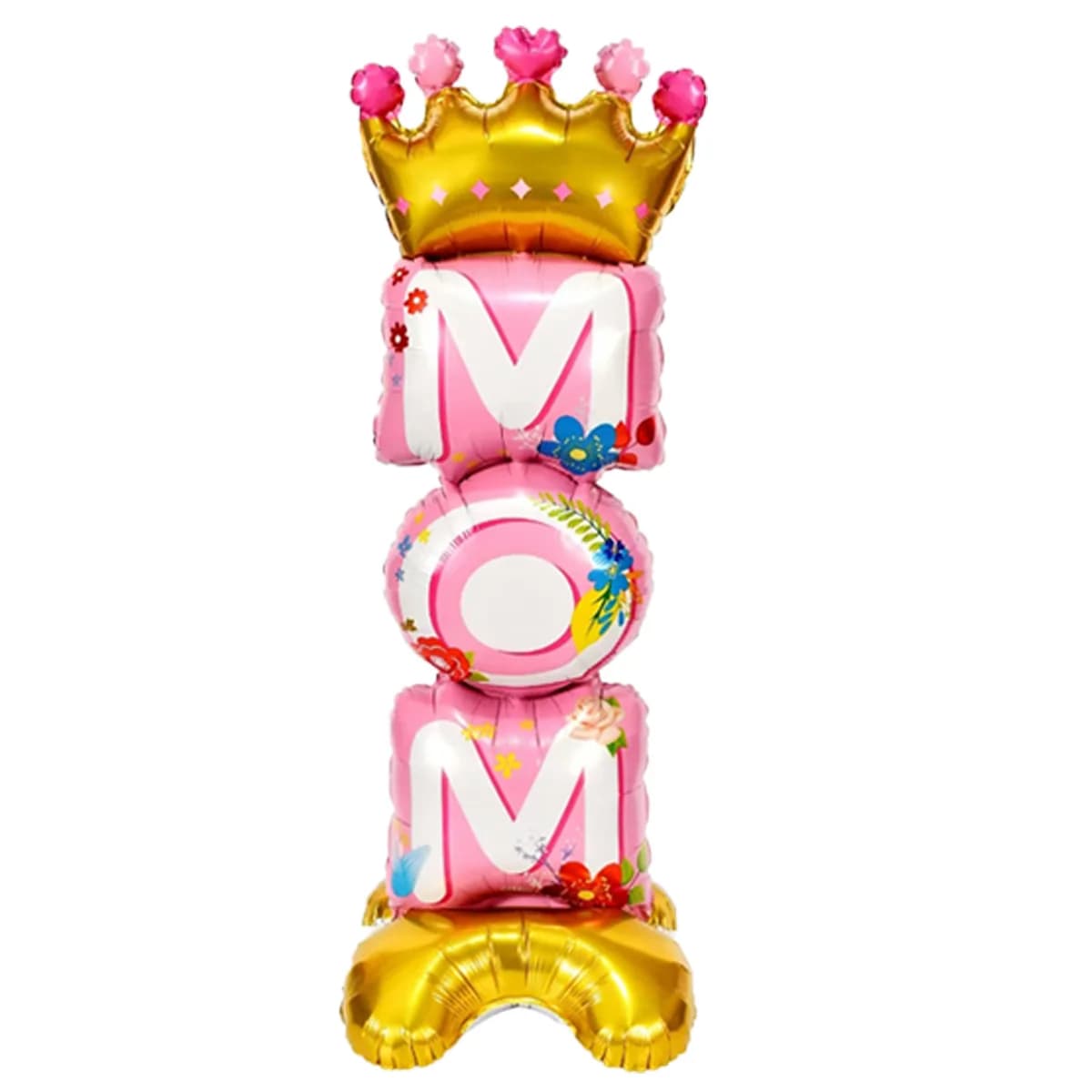Décorations pour la Fête des Mères, Ballons en feuille d'aluminium « Maman », Ballons « Je t'aime Ma