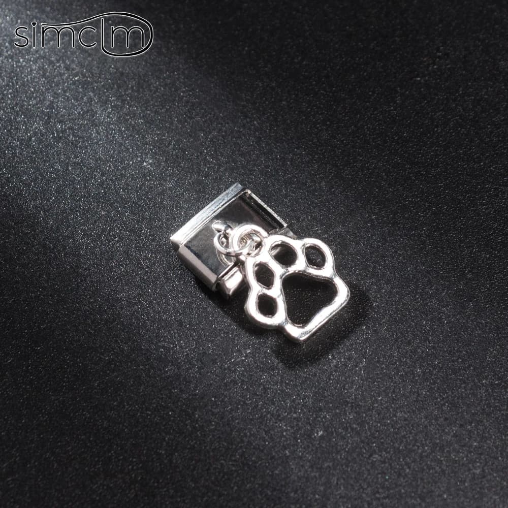 Bracelet assorti de fleurs, breloques modulaires de 9mm, lien, bijoux faits à la main, cadeaux pour