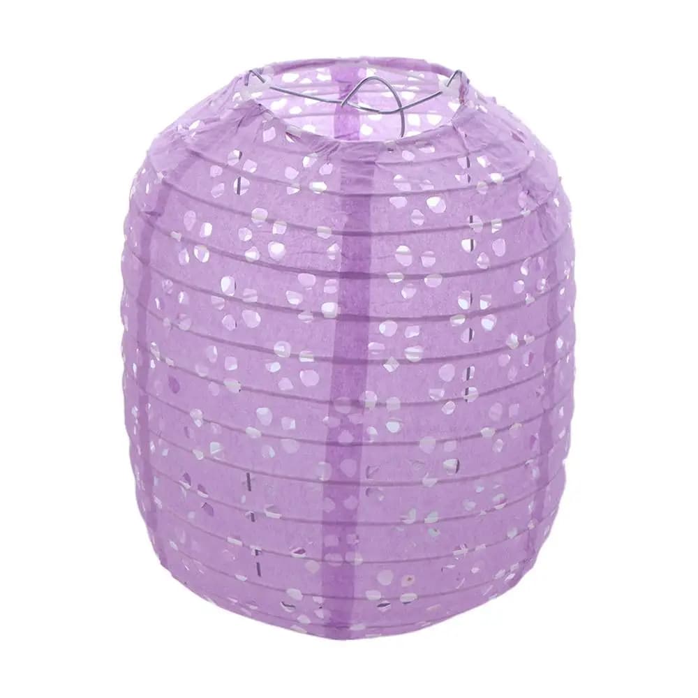 Lanterne en papier cylindrique colorée, exquise, à suspendre, DIY