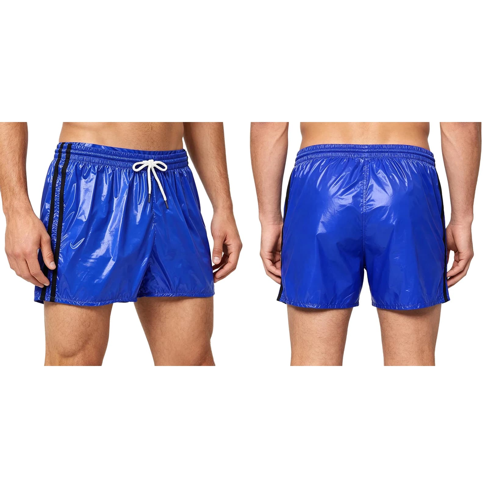 Shorts de sport décontractés pour hommes, imperméables, avec cordon de serrage élastique à la taille