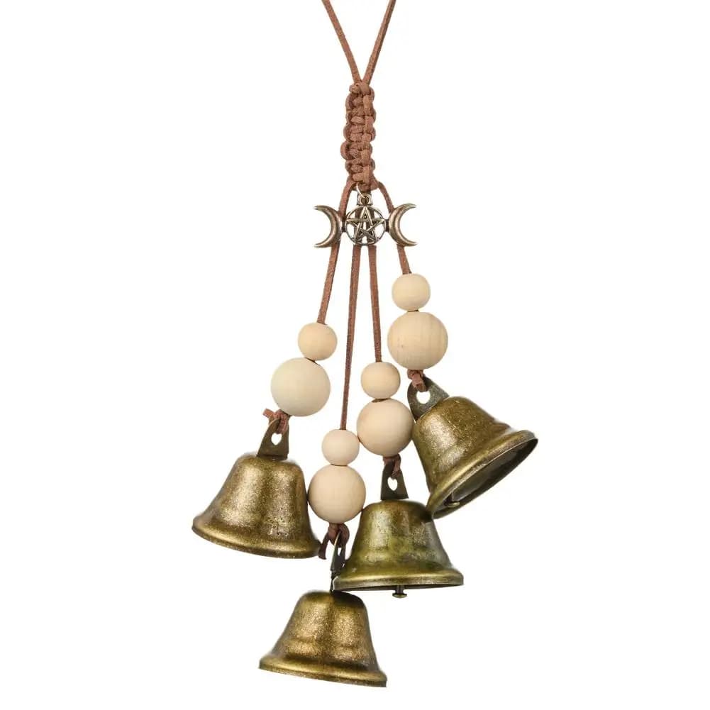 Décoration suspendue en forme de cloche de sorcière, cloches de sorcière pour porte pour la protecti