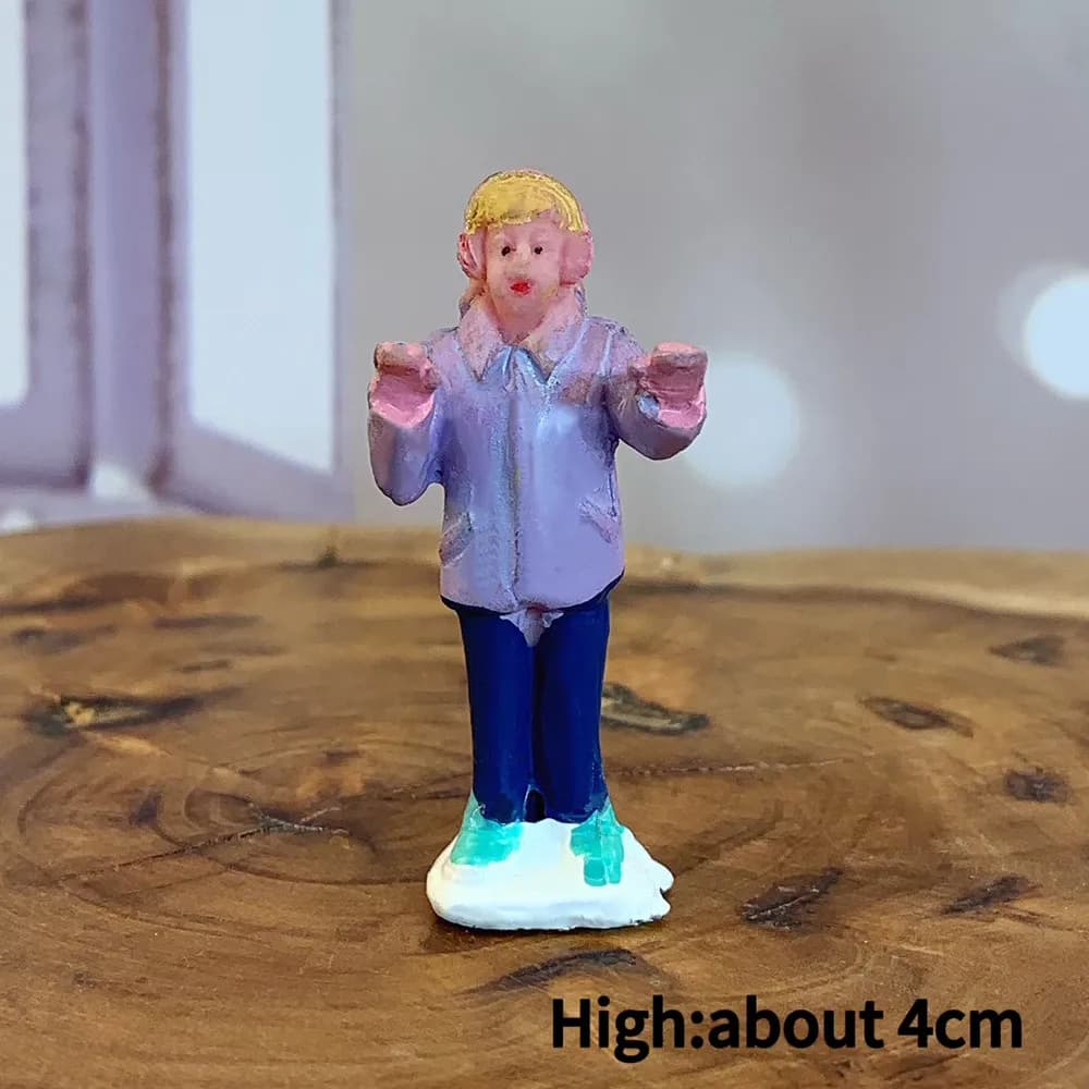 Ensemble de figurines miniatures en résine sur le thème des pubs irlandais, ornements de personnages