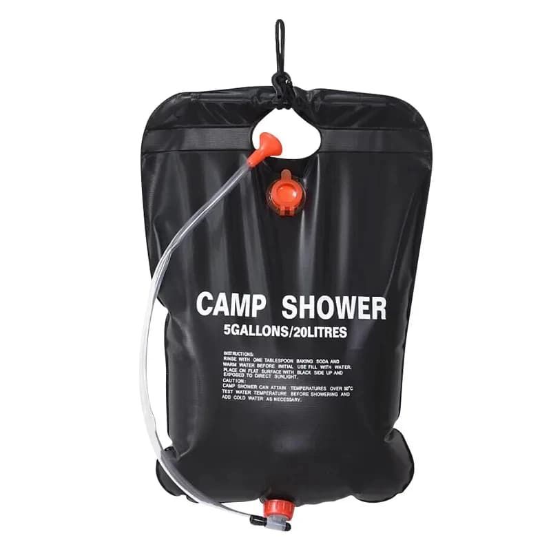 20/40L sac d'eau pliable Camping sac de douche solaire bain extérieur soleil Compact sac de douche d
