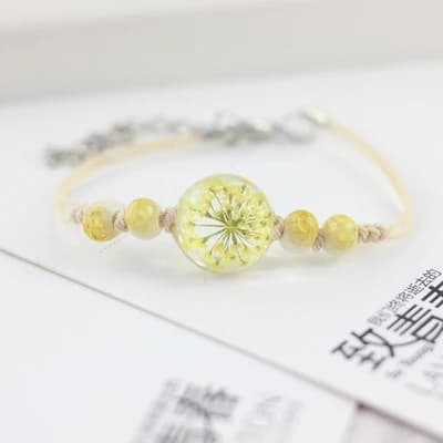Bracelets à breloques en verre bohème pour femmes, bracelets d'emballage cadeau, bricolage, vente en
