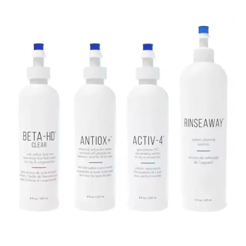 Ensemble complet de sérum booster pour le soin de la peau Hydro, pour machine de soin du visage par