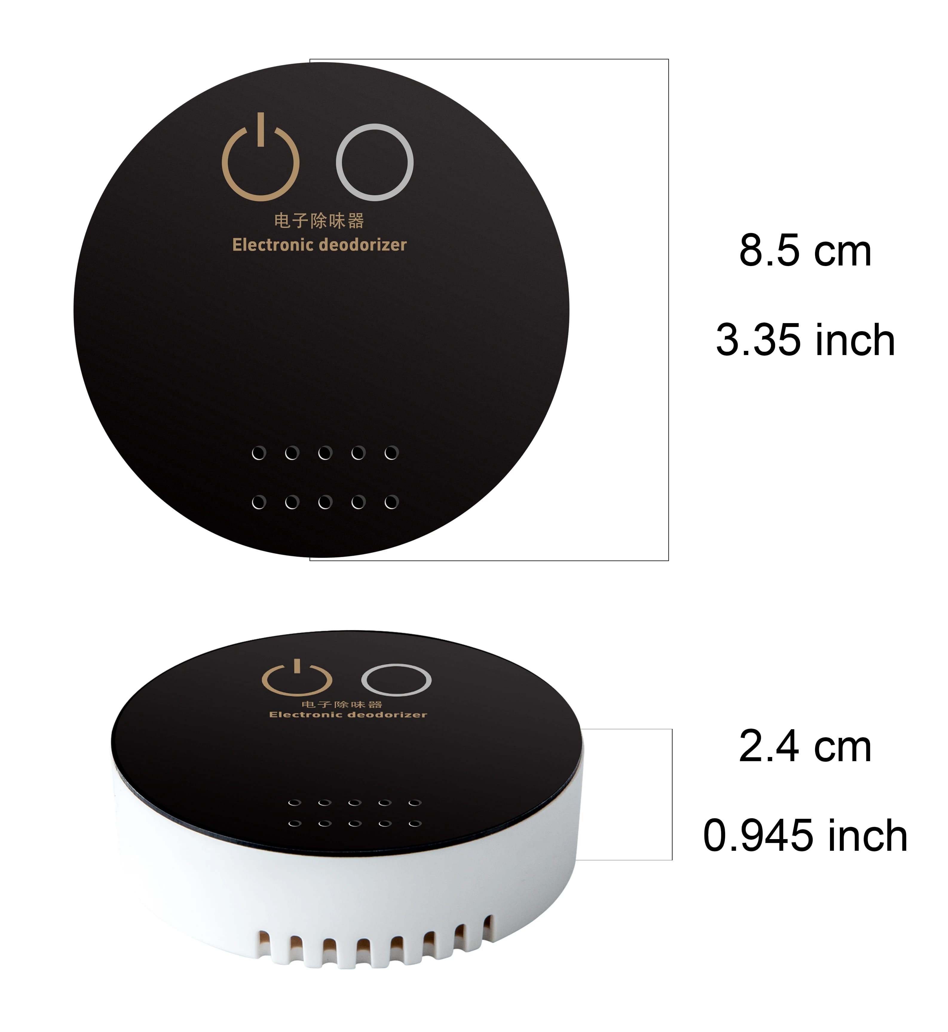 Purificateur d'air domestique, éliminateur d'odeurs à l'ozone, désodorisant pour toilettes, purifica