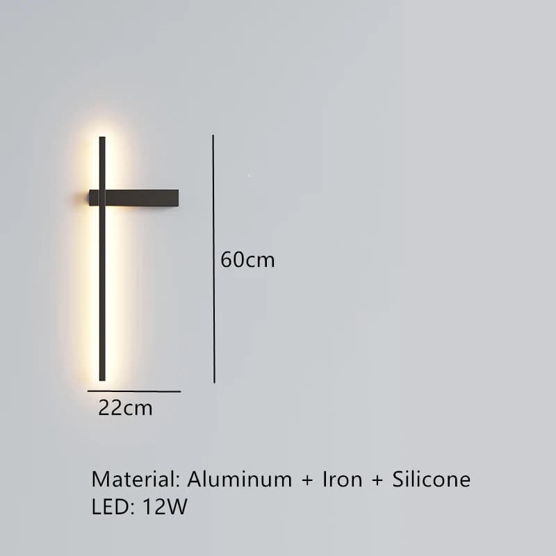 Applique murale LED minimaliste Art déco salon salle à manger appliques allée chambre boutique appli