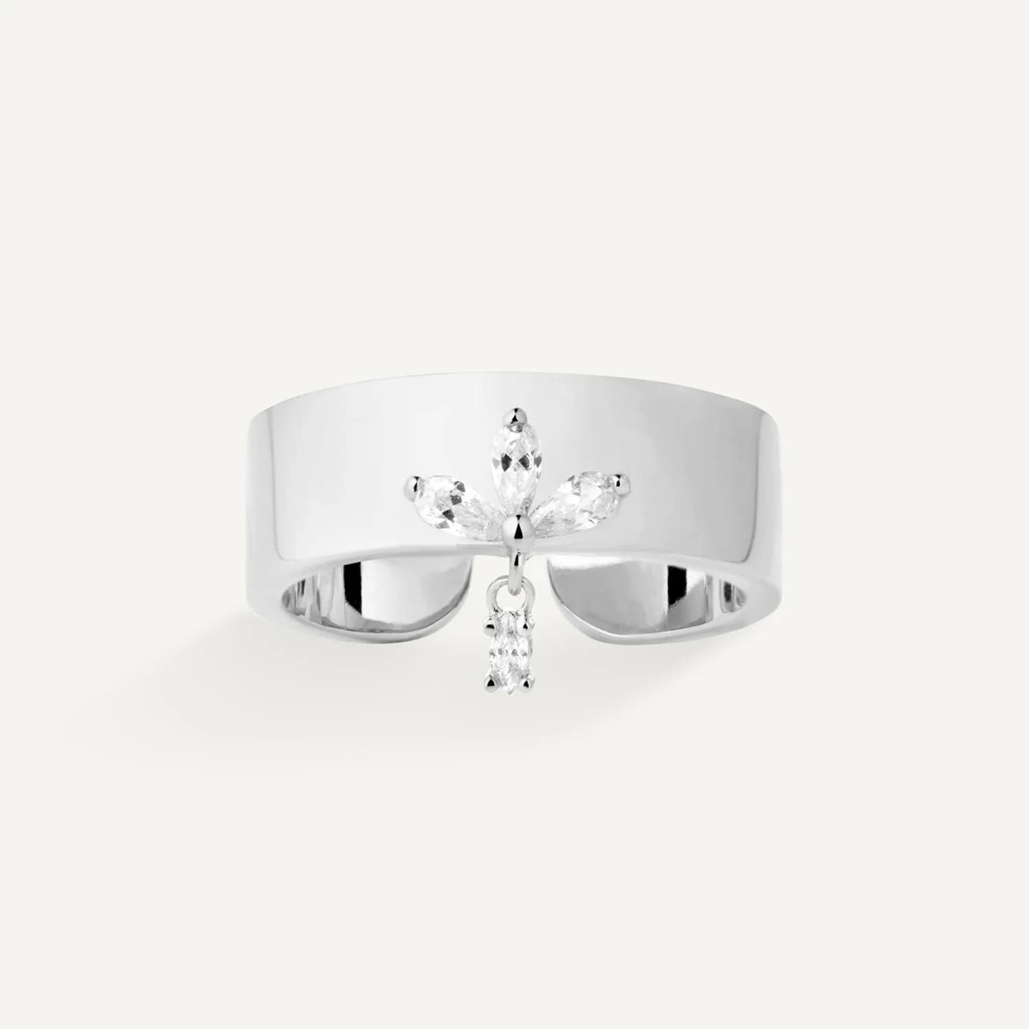 Ug LAOPA-Bague brodée en argent regardé 925 pour femme, bague Queen Flower, bijoux fins de luxe pour