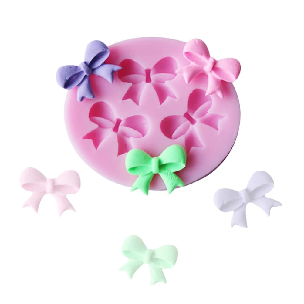 Moule en silicone en forme de nœud papillon pour décoration de gâteau, outils d'art 3D, nouveau, bri
