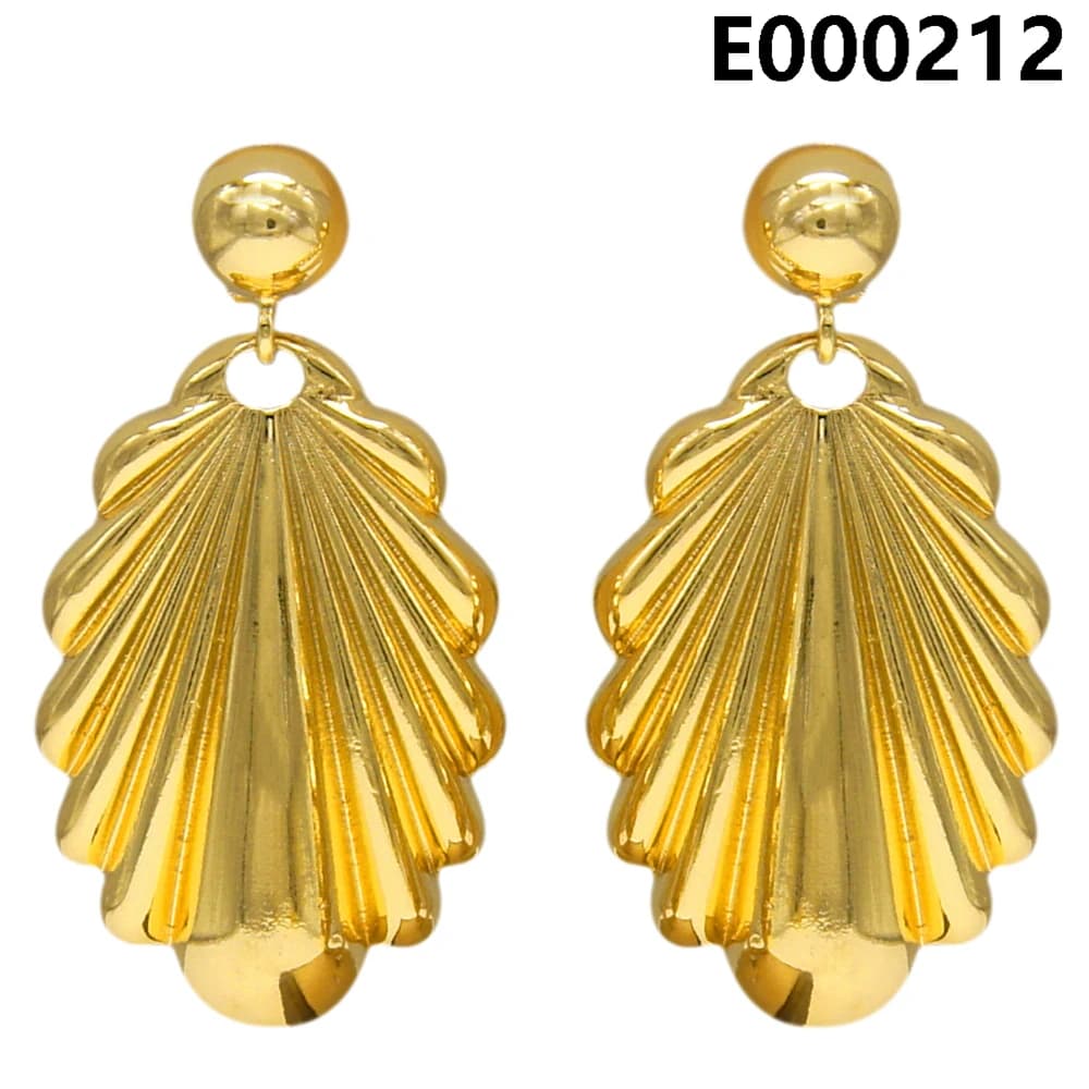 Grandes boucles d'oreilles italiennes en or 18 carats, bijoux pour dames, mode haute qualité, access