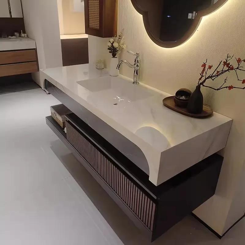 Ensemble de meubles de salle de bain de style antique haut de gamme