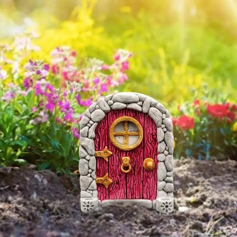 1PC Porte de Fée Elfique Miniature pour Jardin