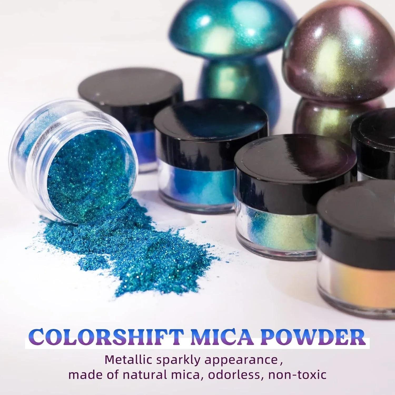 Poudre de mica caméléon 18 couleurs