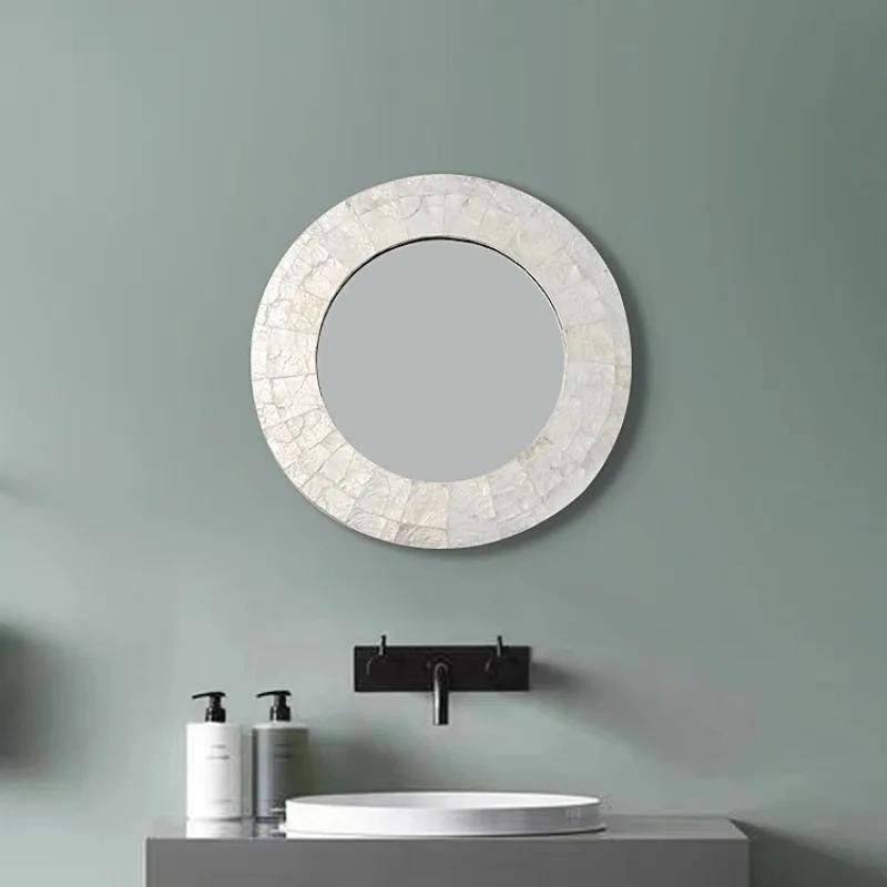 Organisateur Vintage miroir mural salle de bain fixation petit