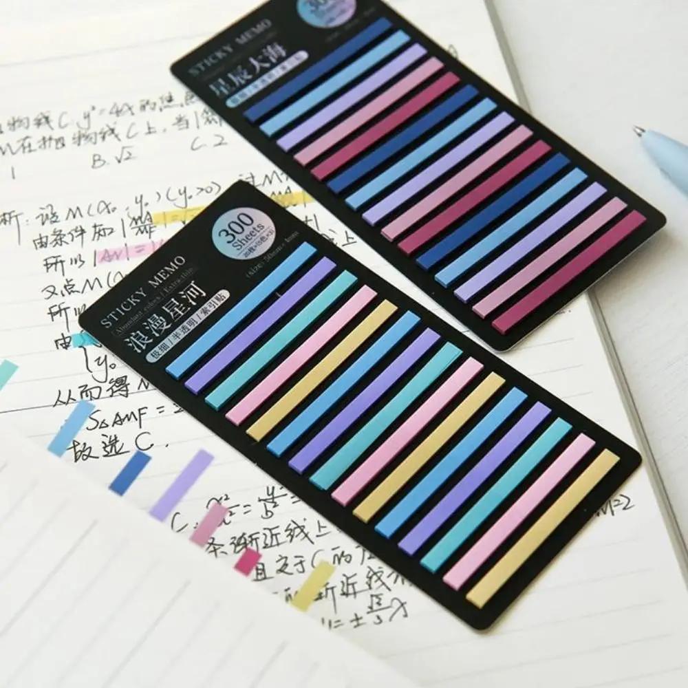 Couleur Kawaii étudiant bricolage décoration papeterie Notes autocollantes étiquette signet Index autocollants posté