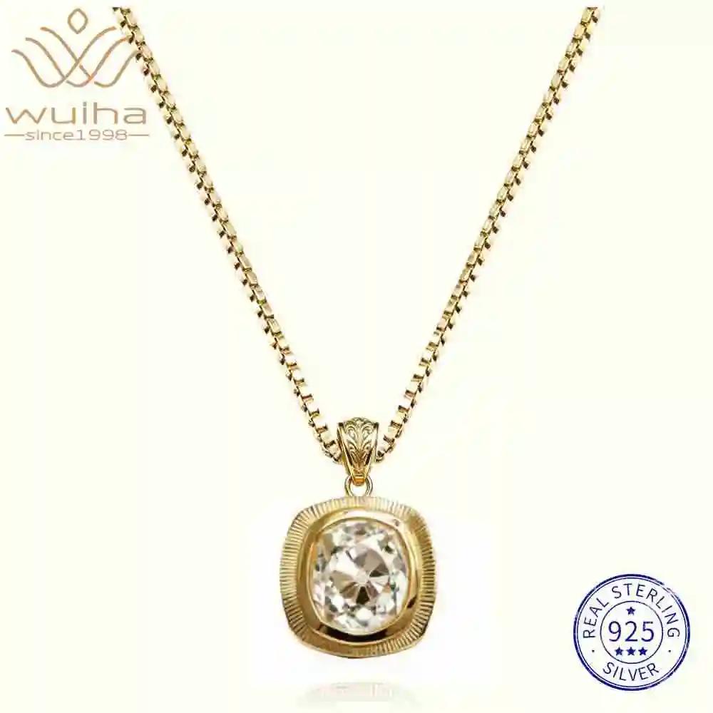 WUIHA – collier avec pendentif en argent Sterling 925