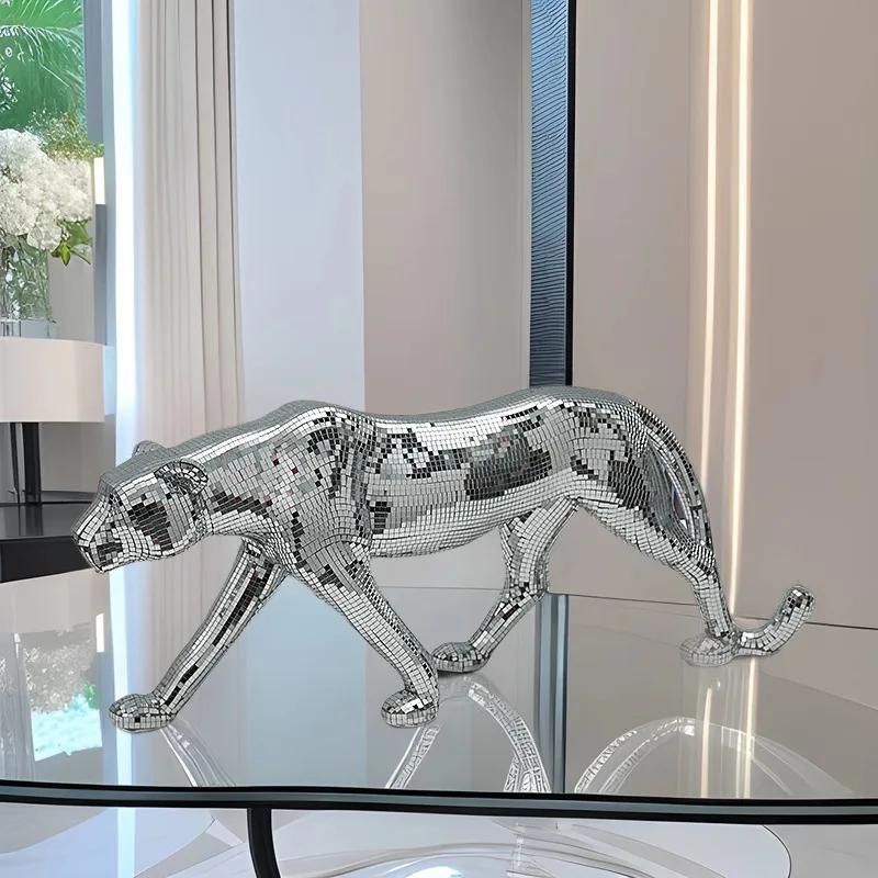 Sculptures léopard de luxe modernes