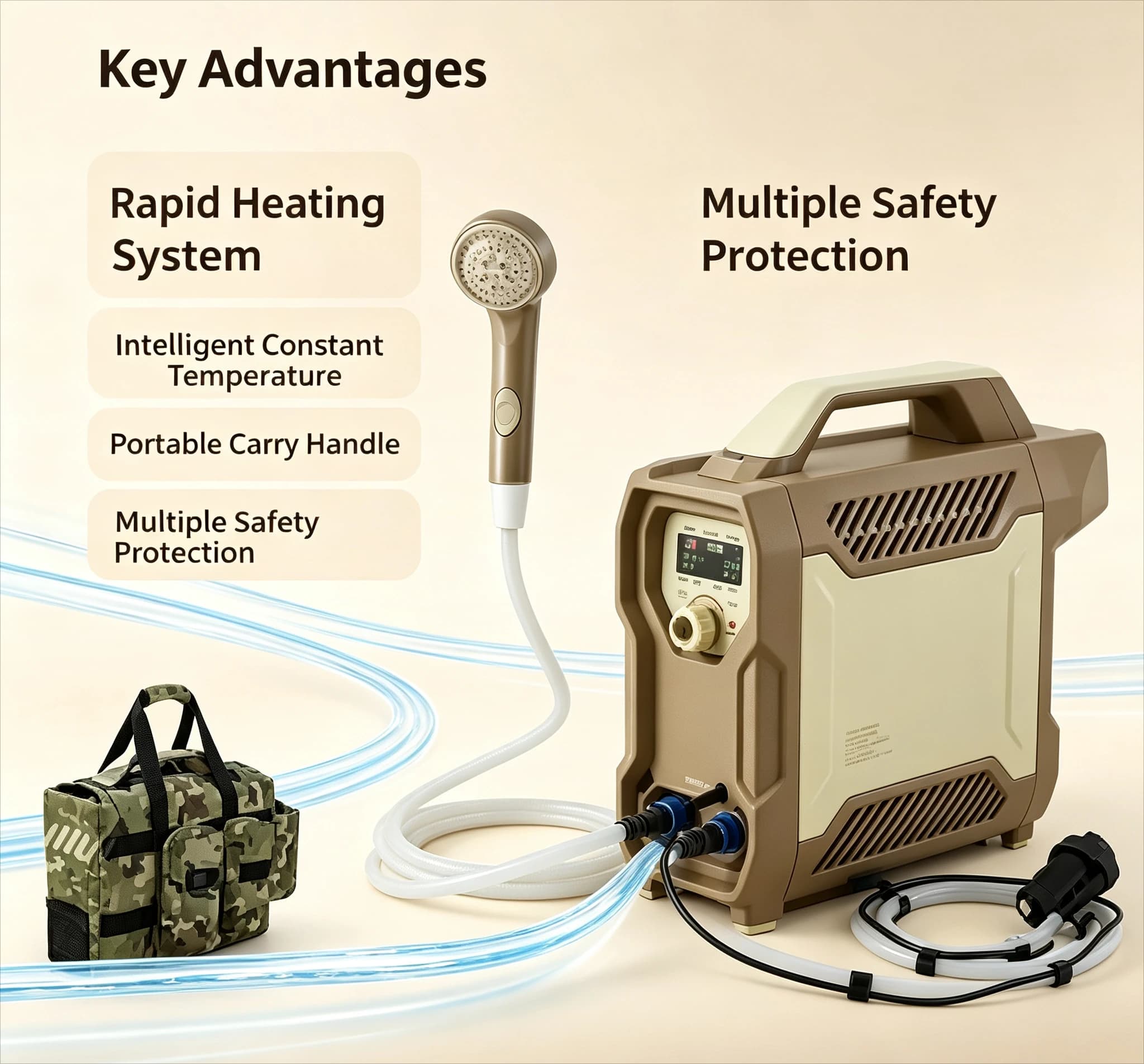 Chauffe-eau électrique portable
