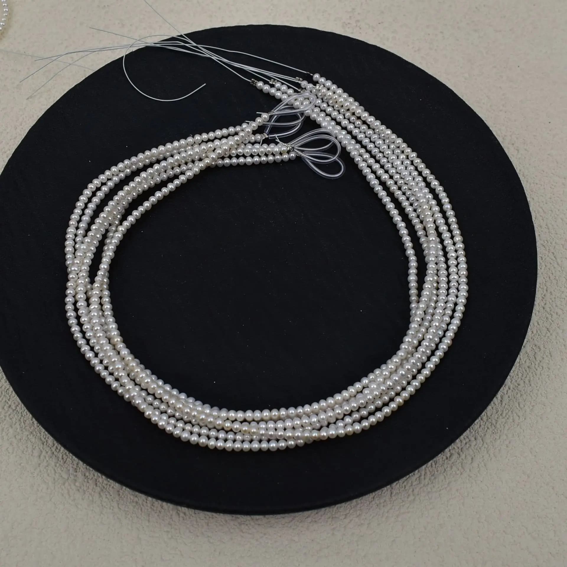 Perles d'eau douce naturelles AAA