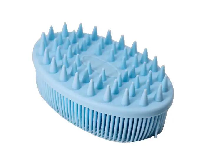 Brosse de bain en Silicone, Massage nettoyant, gommage complet du corps, brosse de bain, shampoing e
