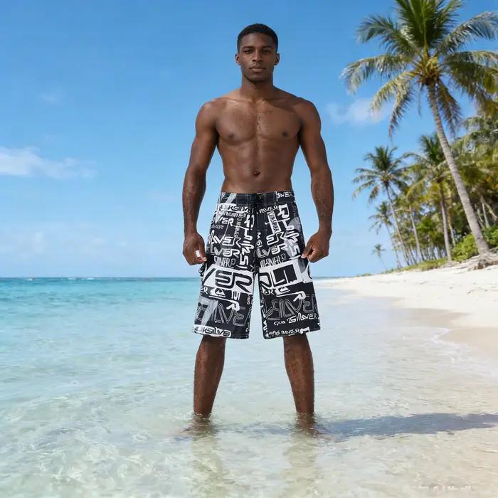 Shorts de plage Bermuda pour hommes, imprimés, pour fitness, sports nautiques, surf, mode, maillot de bain, boardshorts
