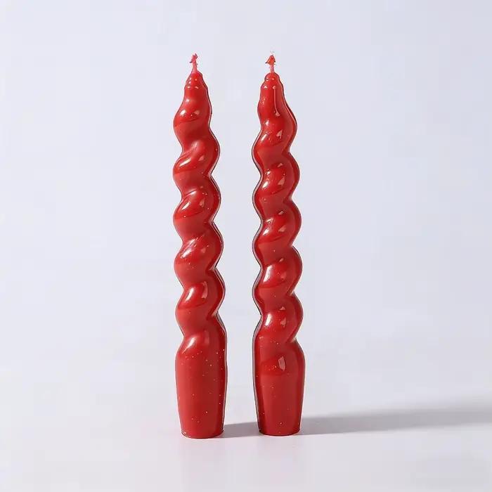 Lot de 2 bougies spirales coniques parfumées