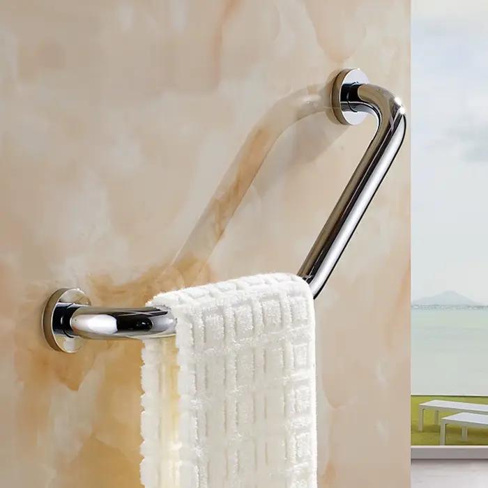 Accoudoir de salle de bain en acier inoxydable, accoudoir de baignoire pour personnes âgées, accoudoir de salle de bain antidérapant épaissi, accoudoir de toilettes accessible