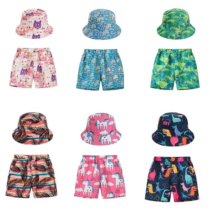 Maillot de bain pour garçons de 2 à 13 ans, short de plage pour enfants, short de planche de dessin animé, maillots de bain trempés, maillot de bain d'été, nouveau