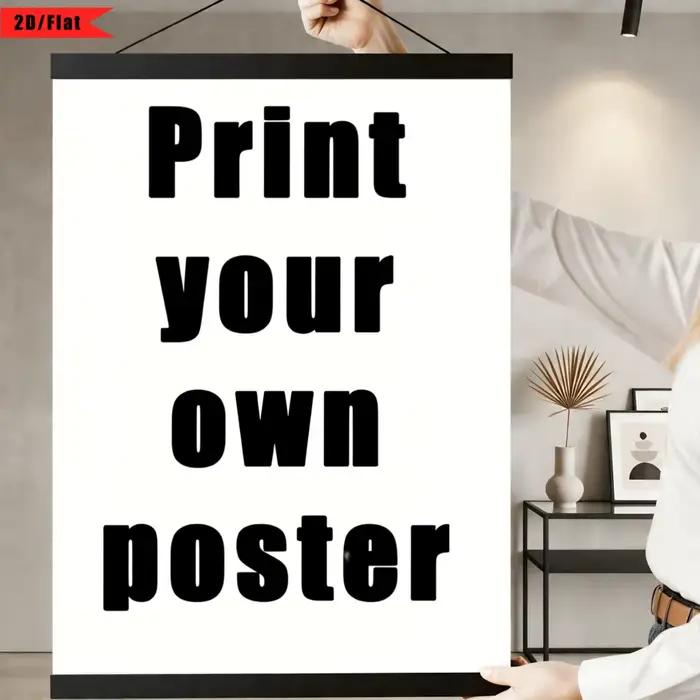 Affiche personnalisée, peinture décorative, livrée avec un cadre magnétique noir, style simple, décoration murale pour la maison