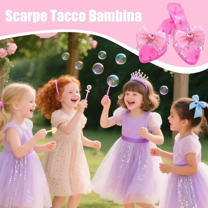 Chaussures de princesse en cristal, accessoires de cosplay, talons hauts élégants, jeu de simulation pour la scène, mascarade, décorations pour occasions spéciales
