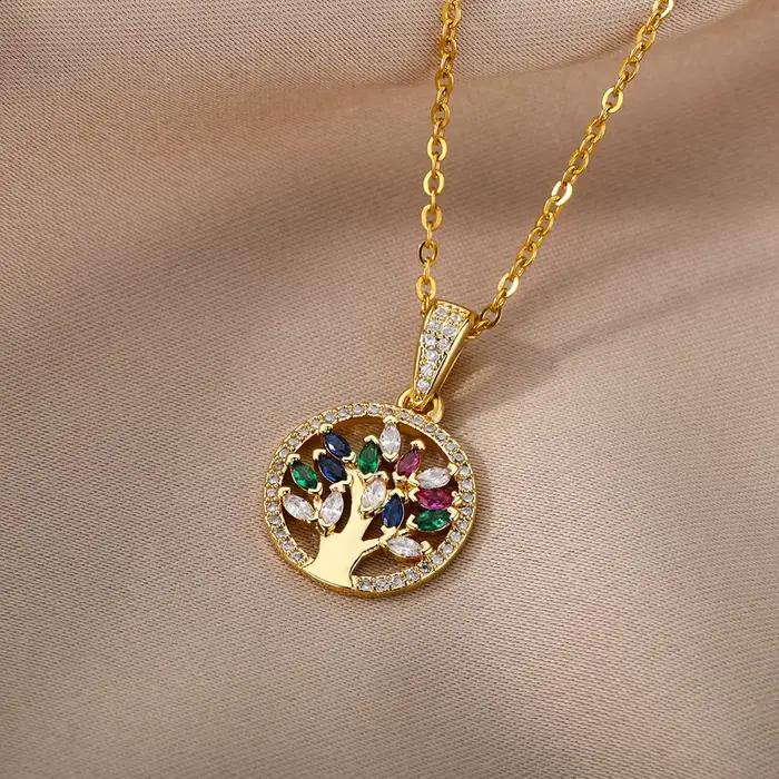 Collier arbre de vie pour femmes