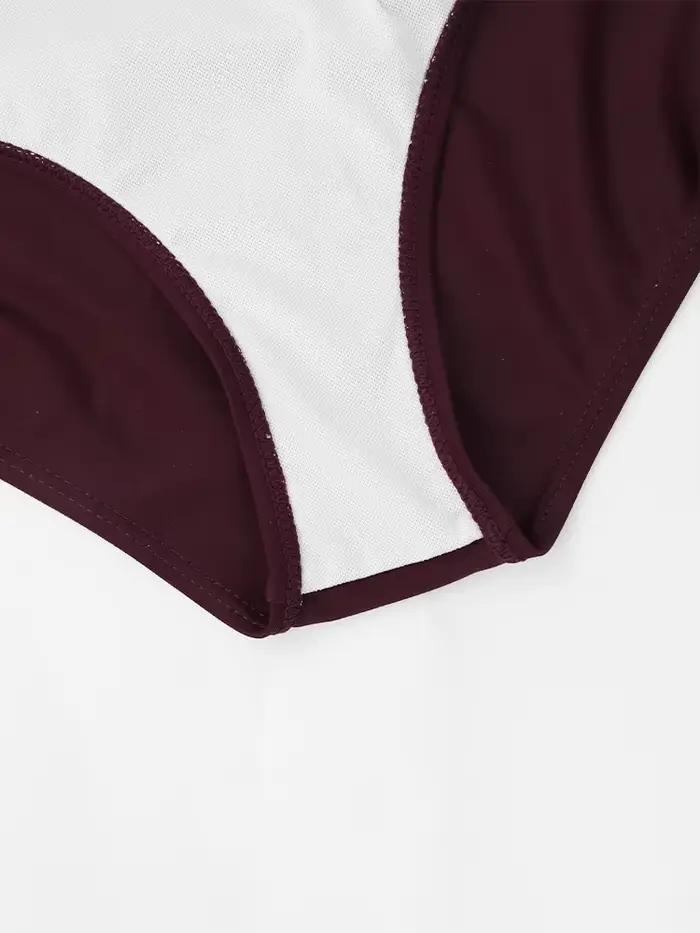 Maillot de bain tanga taille haute pour femmes, bas de Bikini, plage d'été, couleur unie, cordon latéral