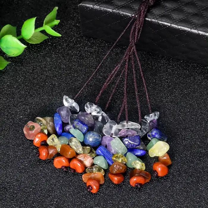 Pendentif arbre de vie en pierre Semi-précieuse en cristal naturel