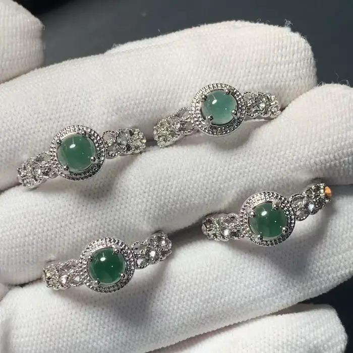 Bague en Jade naturel de birmanie