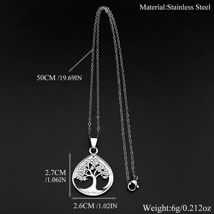 Collier pendentif arbre de vie pour femmes et hommes