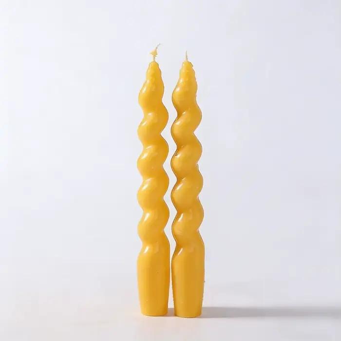 Lot de 2 bougies spirales coniques parfumées