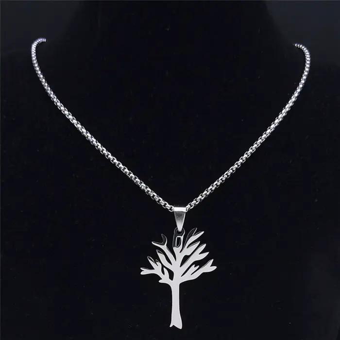Collier pendentif arbre de vie pour femmes et hommes