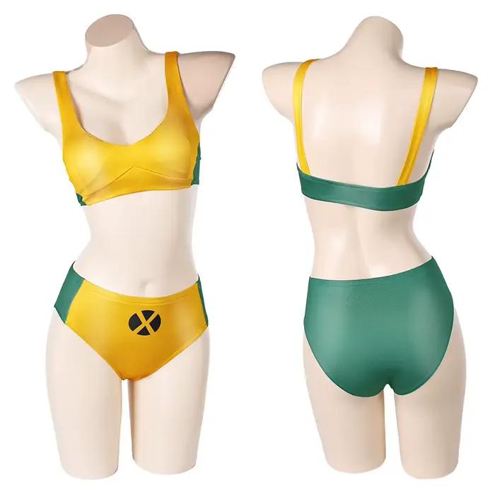 Fantaisie Rogue Cosplay femmes maillot de bain 2025 film XXMan Costume pour adulte femme fantaisie maillots de bain déguisement Halloween carnaval Costume