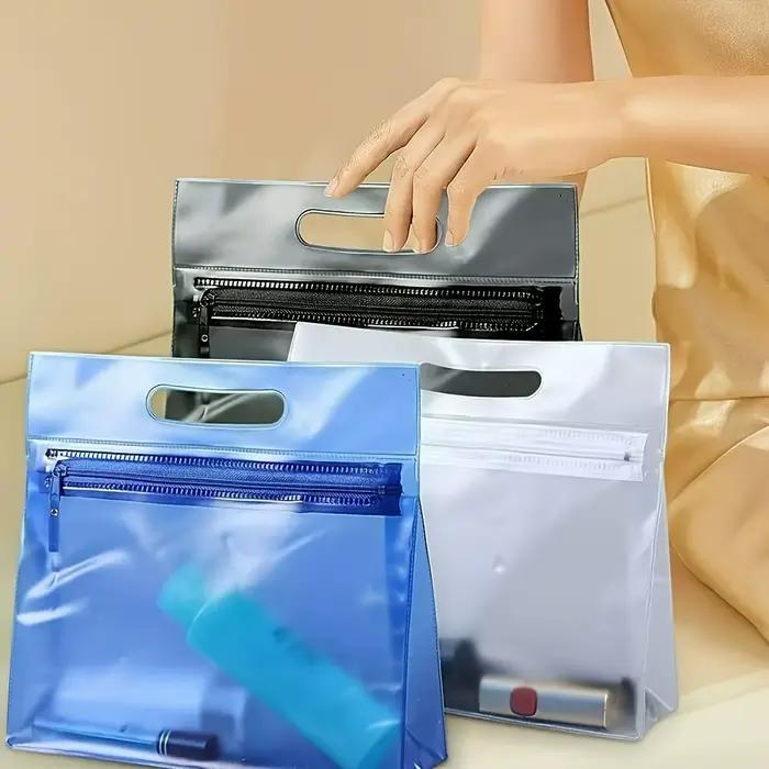 Sac de transport portable pour équipement de natation, une pochette zippée durable pour maillots de bain et accessoires de plage, pratique pour les voyages