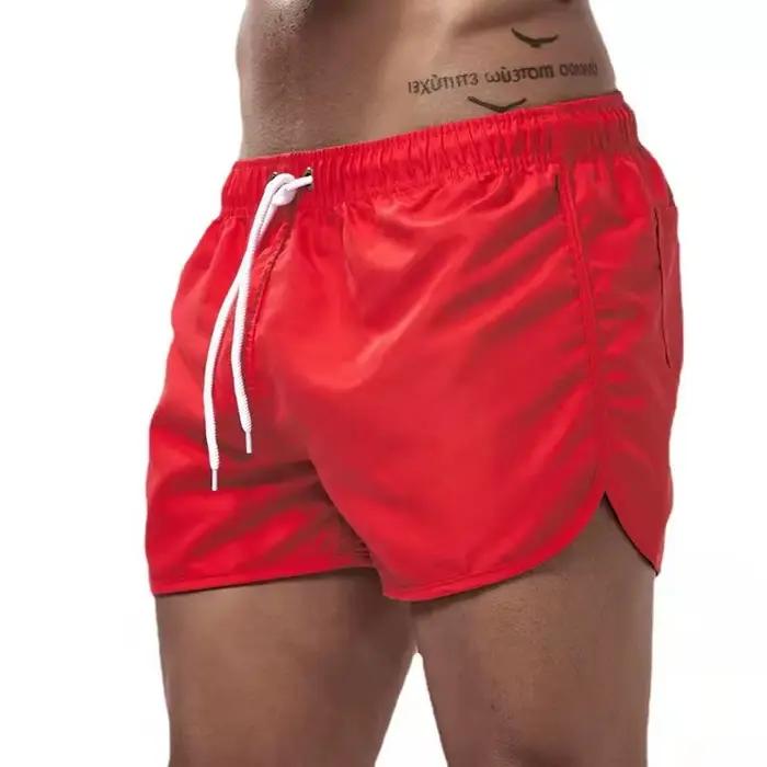 Shorts de bain pour hommes 2025 – Nouveaux maillots de bain sexy pour hommes, taille basse, respirants, pour la plage
