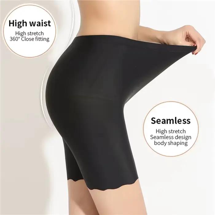 Pantalons courts de sécurité sans couture pour femmes, boxeurs d'été grande taille pour femmes, Anti-frottement, Shorts de sécurité sous jupe, culottes, sous-vêtements 3XL