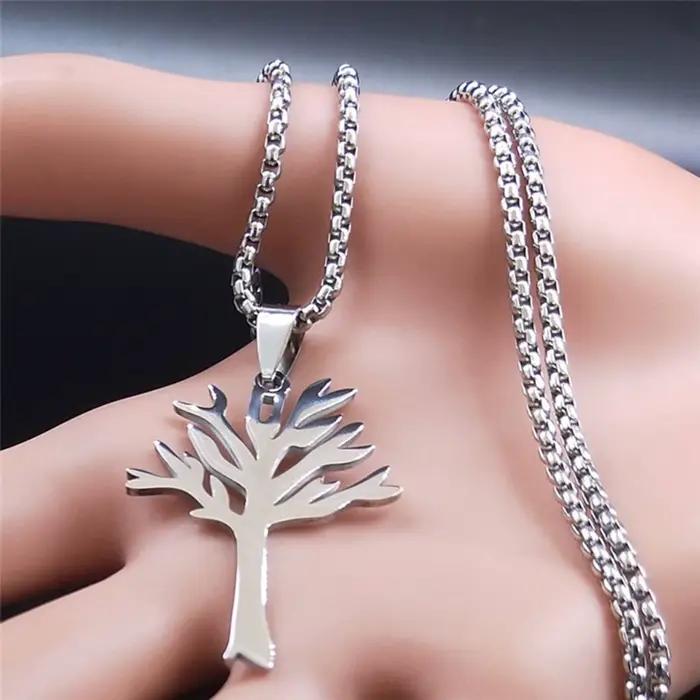 Collier pendentif arbre de vie pour femmes et hommes