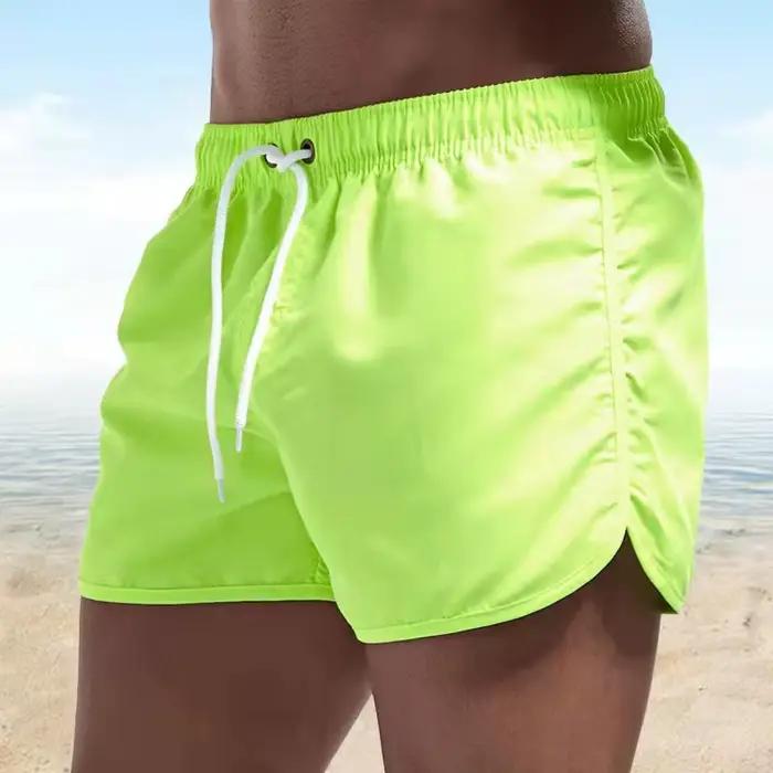 Shorts de bain pour hommes 2025 – Nouveaux maillots de bain sexy pour hommes, taille basse, respirants, pour la plage