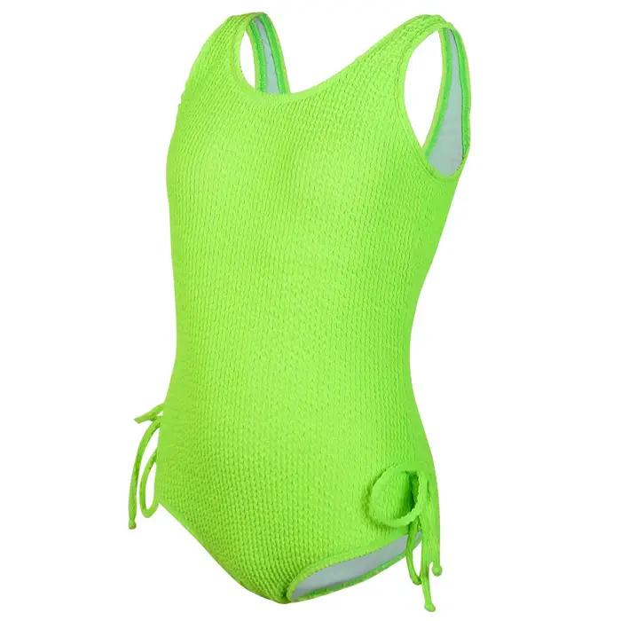 Néon filles adolescents une pièce maillot de bain 7-12 ans été maillots de bain pour enfants maillots de bain pour enfants sport maillots de bain Monokini