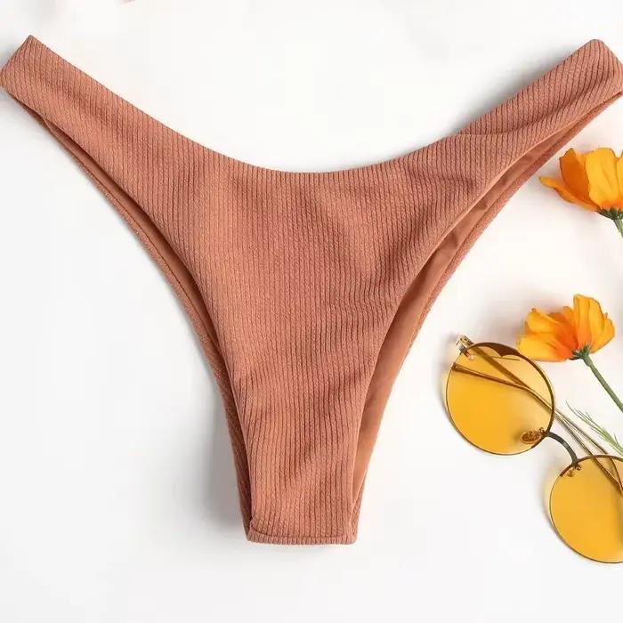 Maillot de bain brésilien taille basse pour femmes, culotte, culotte, tanga astronomique, en V, sexy, nouvelle collection