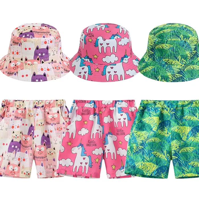 Maillot de bain pour garçons de 2 à 13 ans, short de plage pour enfants, short de planche de dessin animé, maillots de bain trempés, maillot de bain d'été, nouveau