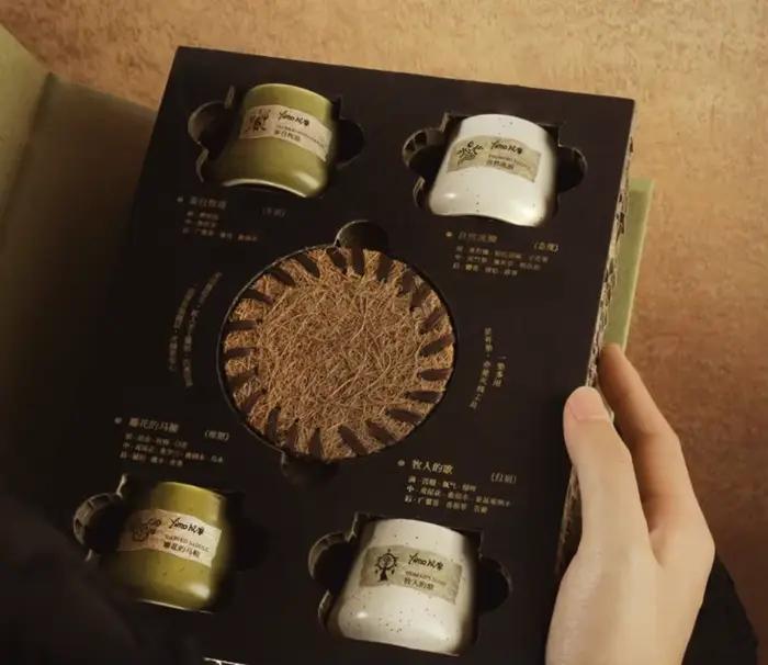 KWAGHN88ZG Ensemble de bougies parfumées - coffret cadeau parfum - adapté à un usage domestique