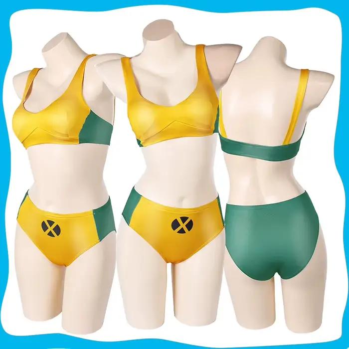 Fantaisie Rogue Cosplay femmes maillot de bain 2025 film XXMan Costume pour adulte femme fantaisie maillots de bain déguisement Halloween carnaval Costume