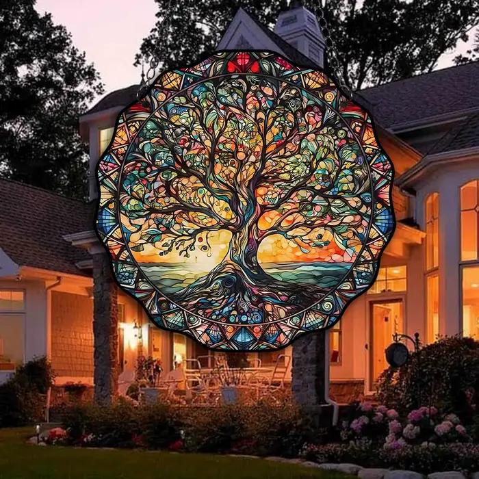 Décor artistique mural arbre de vie 5.9 pouces