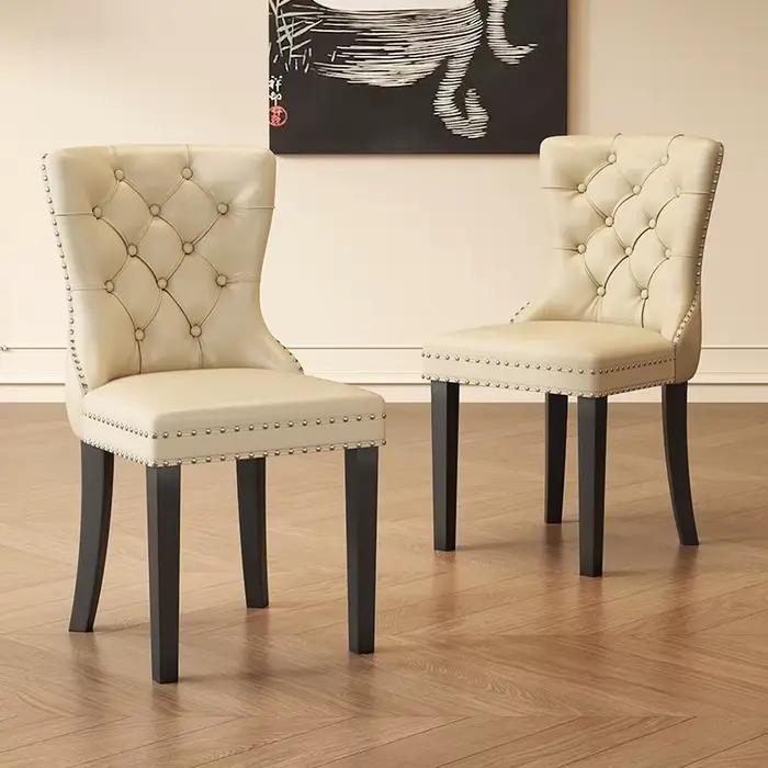 Chaises de salle à manger modernes pour adultes, chaise d'appoint unique et ludique pour cuisine, mobilier de salle à manger minimaliste esthétique pour salle d'attente